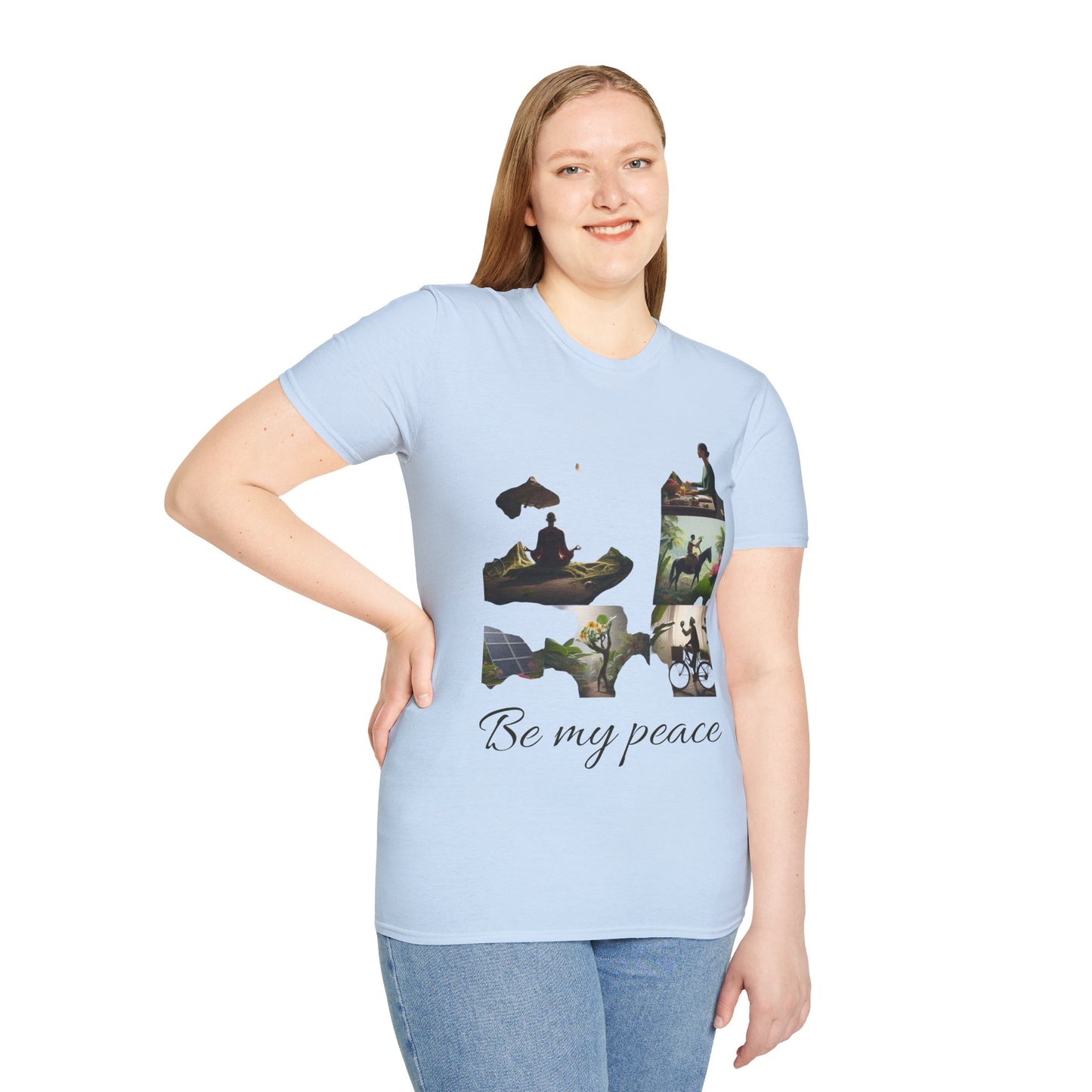 Peaceful Vibes Unisex T-Shirt - Relaxing Wear for Mindfulness