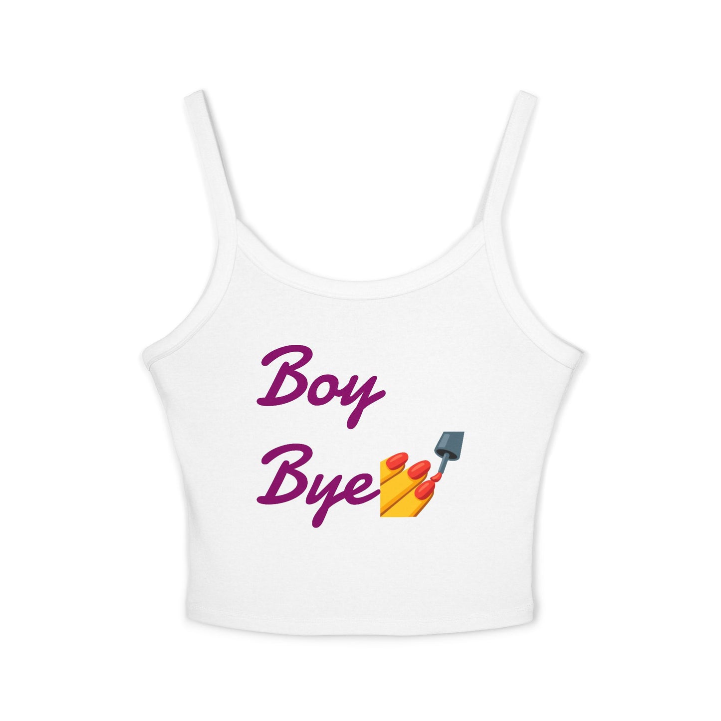 Chic Women's Tank Top with "boy bye"