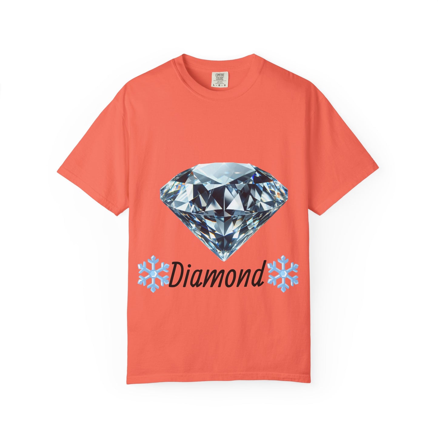 Sparkling Diamond Unisex T-Shirt, Trendy Graphic Tee for Casual Wear, Gift for Birthdays, Parties, Holidays, Fashionable Everyday Style