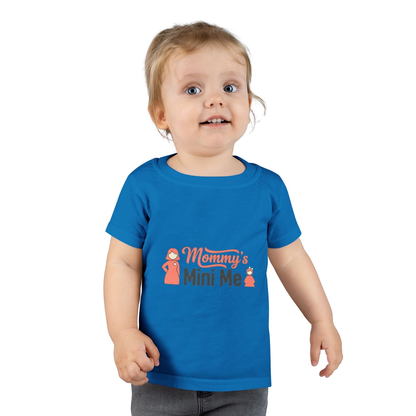 Toddler T-Shirt — "Mommy's Mini Me" Gray Kids Tee