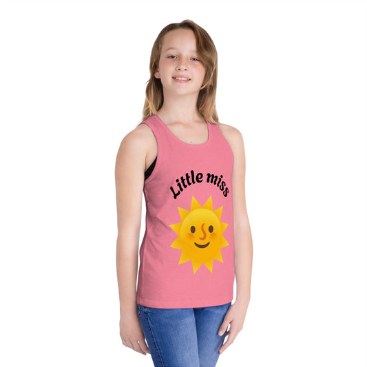 Sunny Days Kid's Jersey Tank Top, Little Miss Sunshine Graphic