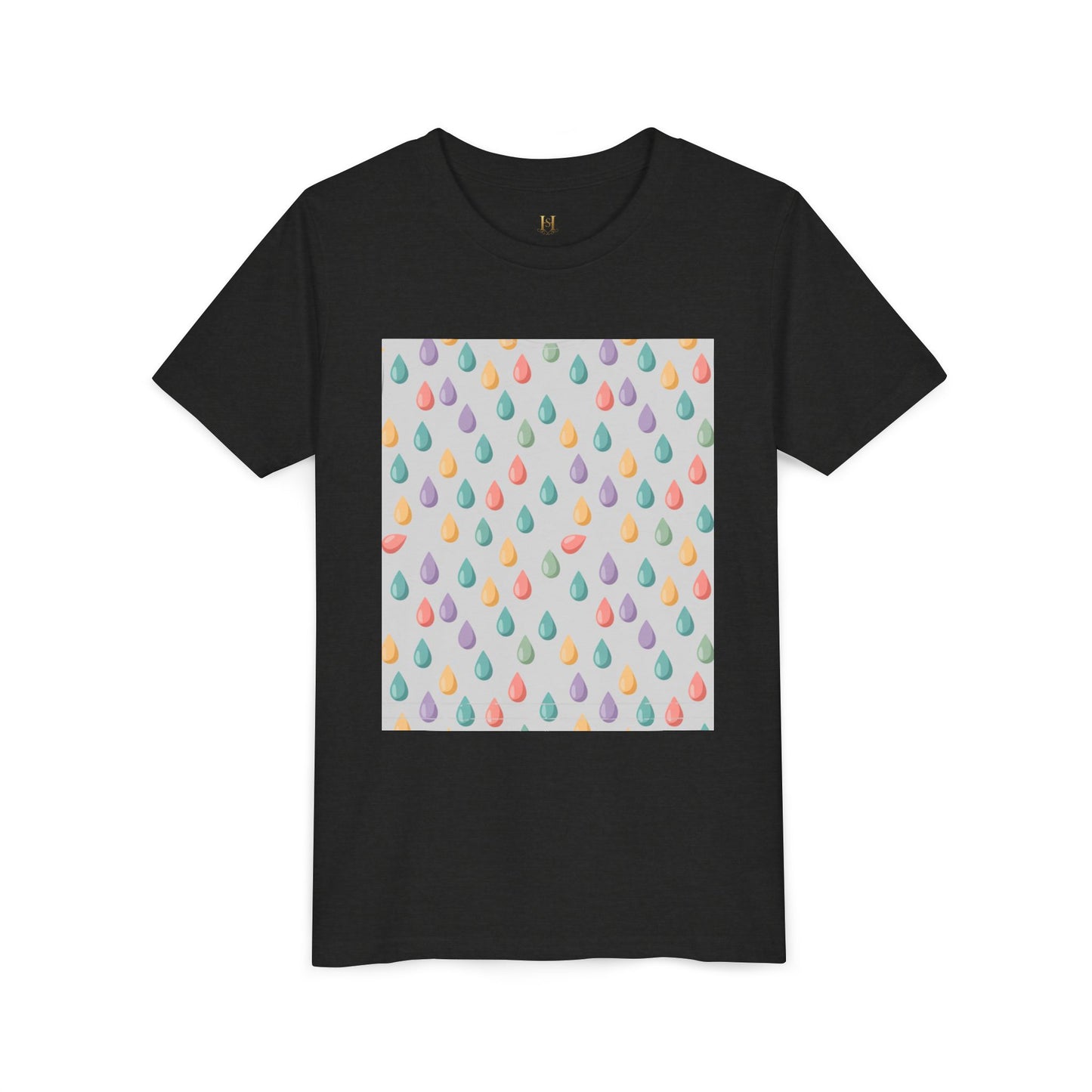 Colorful Water Droplet Youth Tee