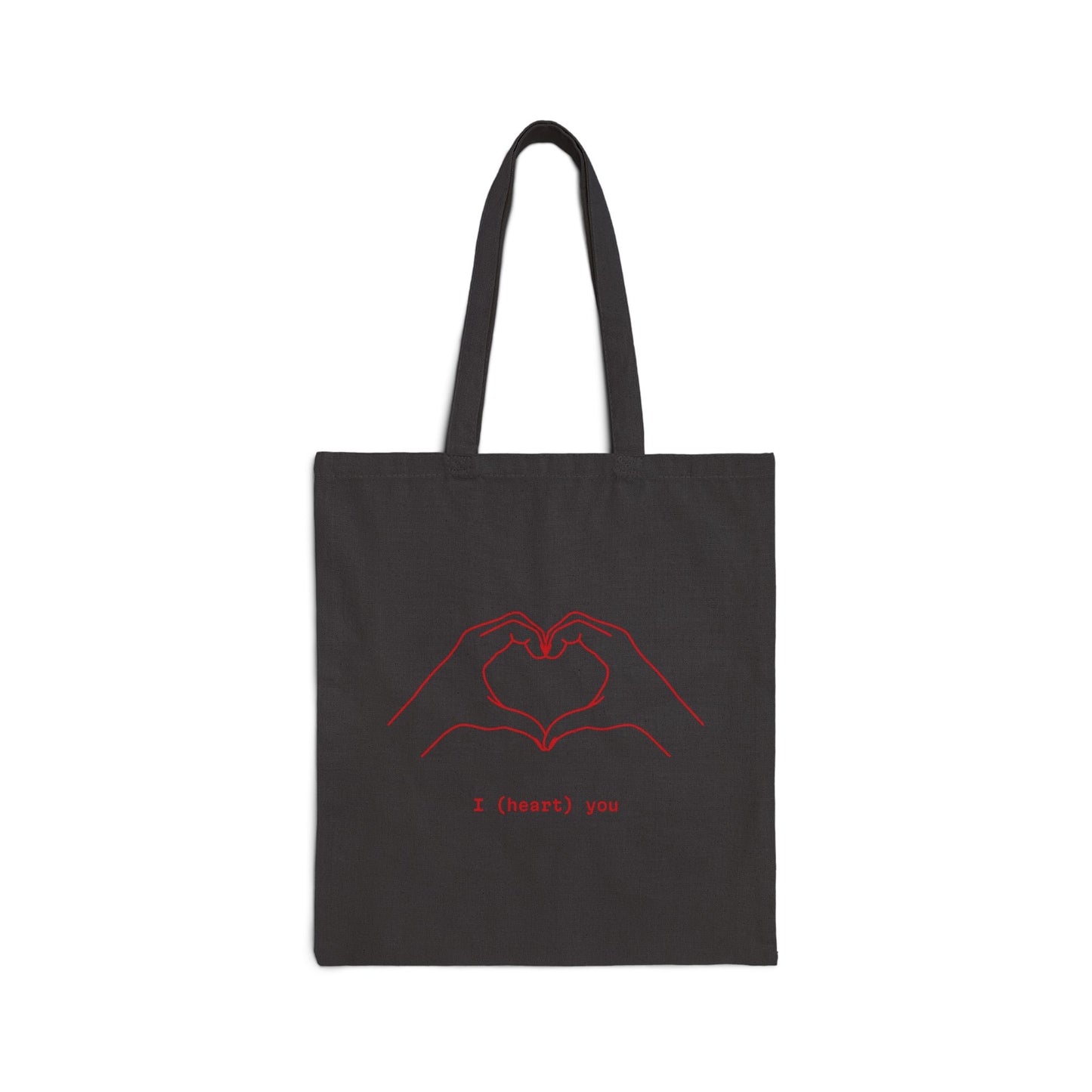 Love is Love Cotton Canvas Tote Bag | Perfect for Gifts, Eco-Friendly Shopper, Beach Bag, Valentine's Day, Everyday Use