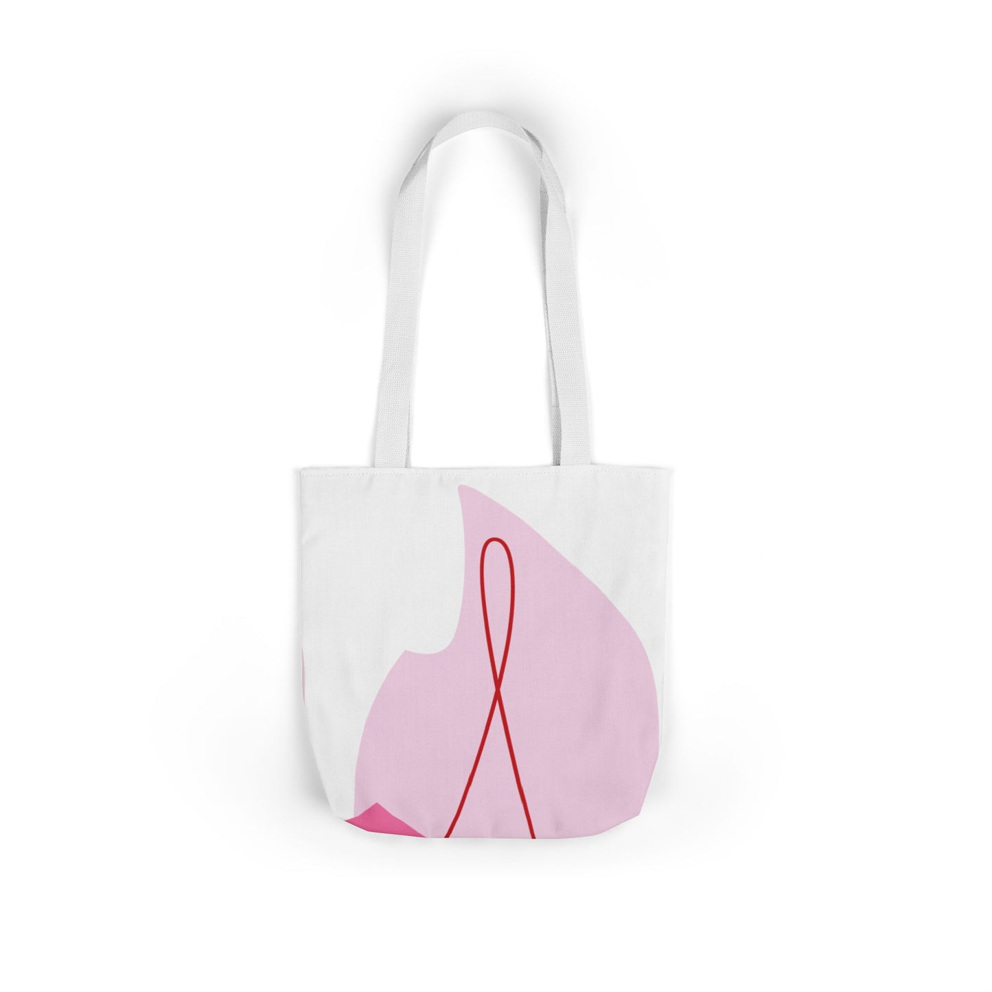 Chic Pink Canvas Tote Bag, Stylish Shopper, Eco-Friendly Gift, Beach Bag, Cute Grocery Bag, Artisan Handbag, Fashion Accessory