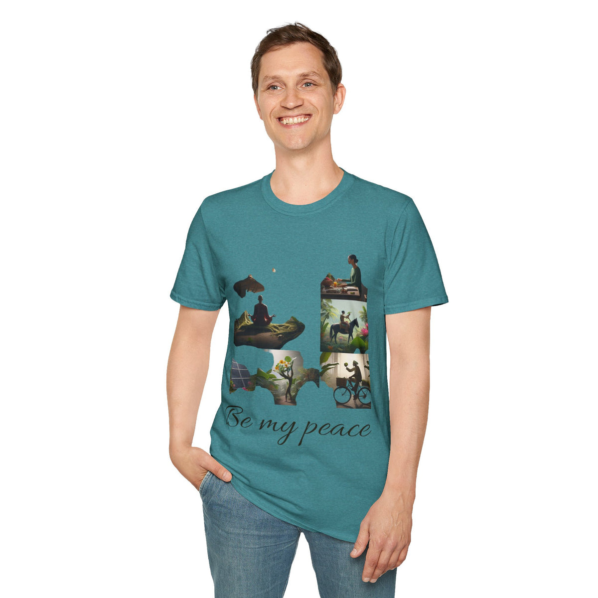 Be My Peace T-Shirt — Calming Nature & Mindfulness Graphic Tee
