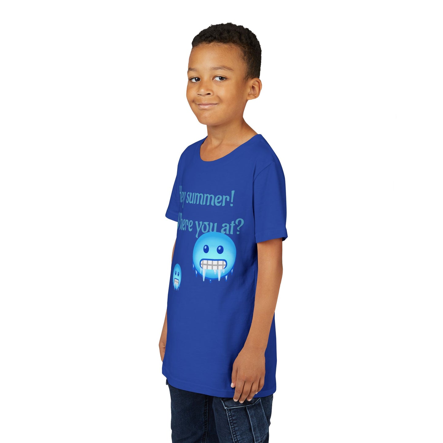 Youth Summer Vibe Tee, Kids Beach Tee