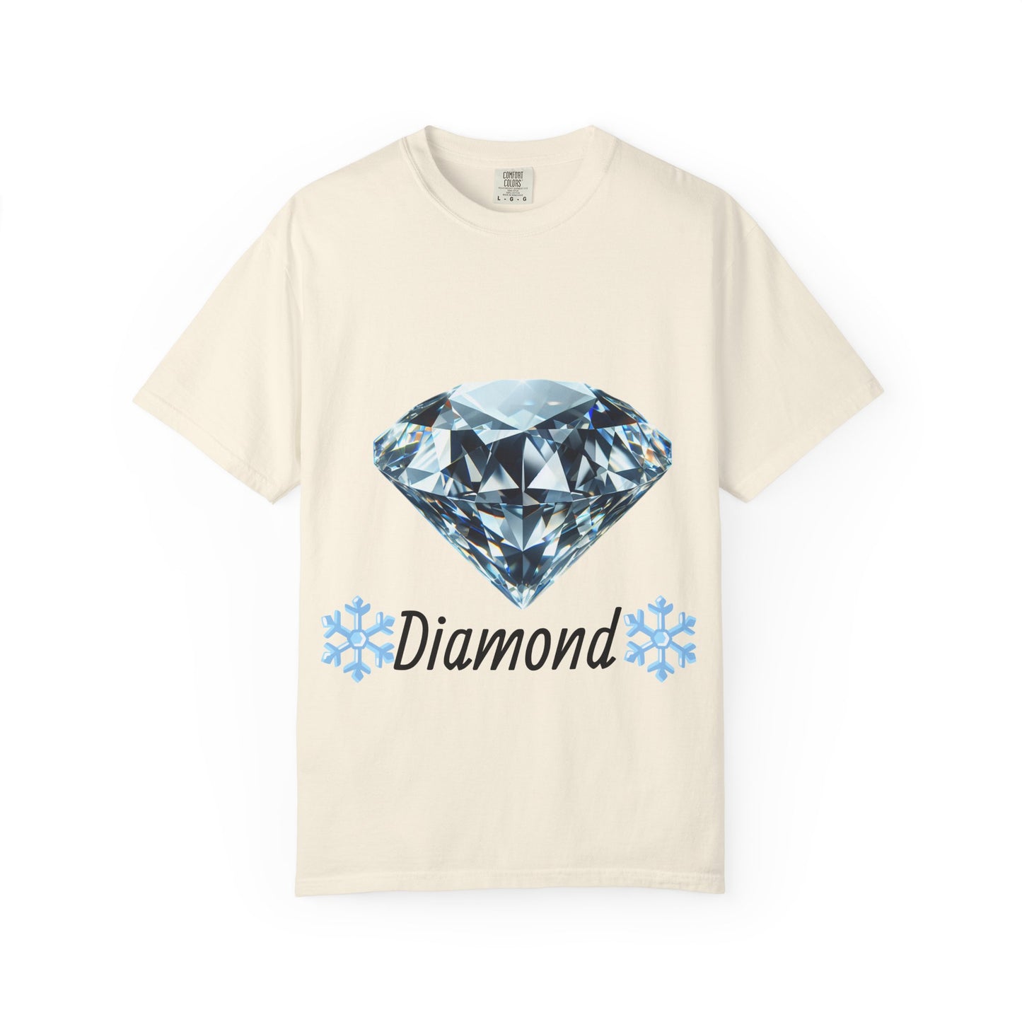 Sparkling Diamond Unisex T-Shirt, Trendy Graphic Tee for Casual Wear, Gift for Birthdays, Parties, Holidays, Fashionable Everyday Style