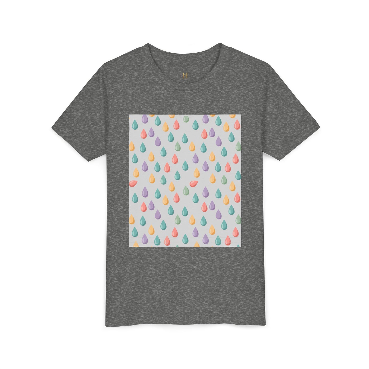 Colorful Water Droplet Youth Tee
