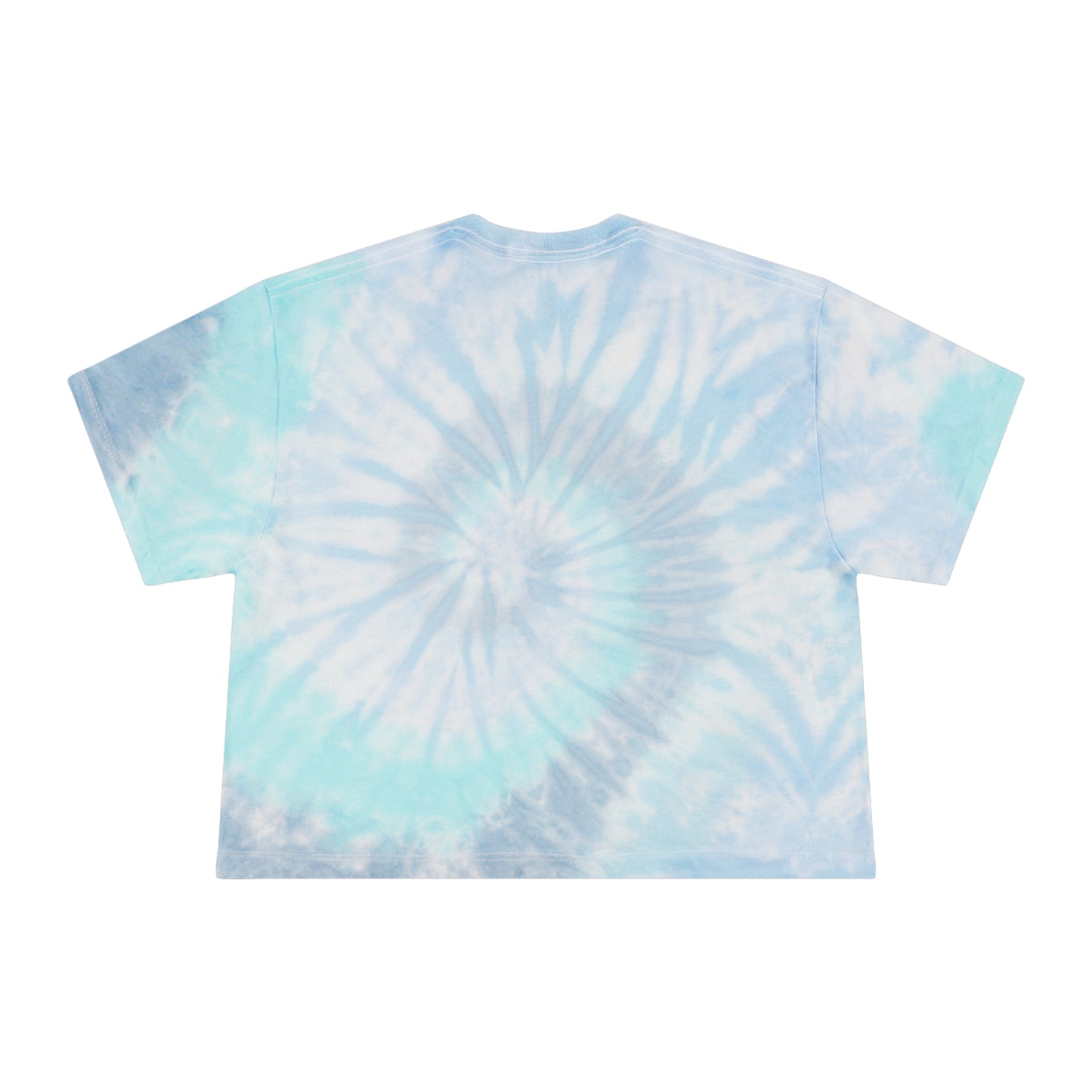 Women's Tie-Dye Crop Tee with Cherry Design - Summer Fashion, Beach Wear, Casual Outfit, Festival Attire, Gift Idea