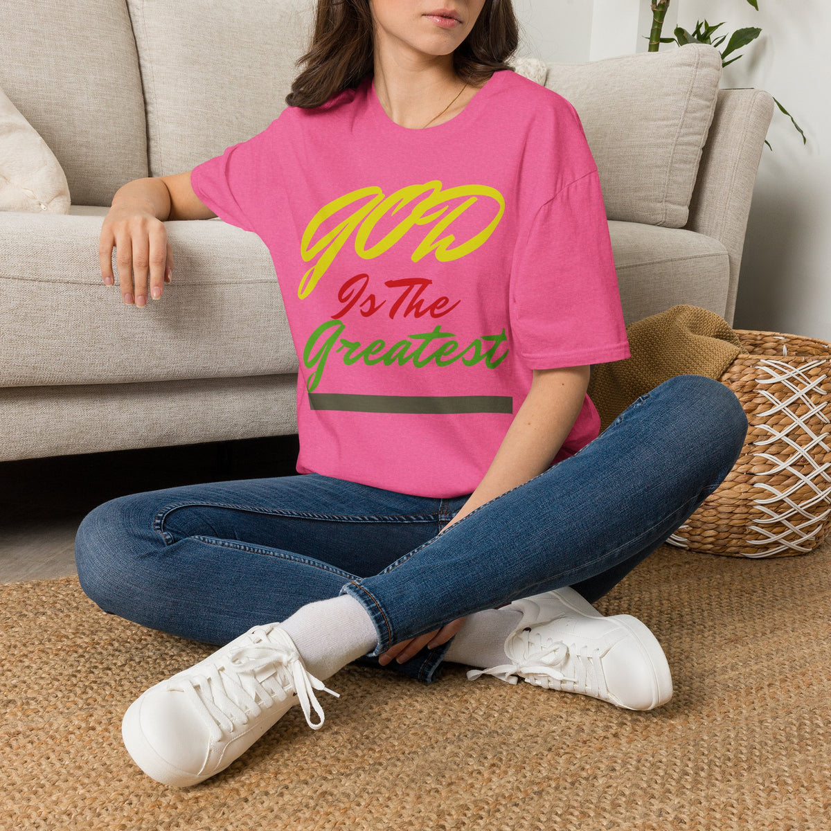 God Is The Greatest T-Shirt — Inspirational Christian Faith Tee