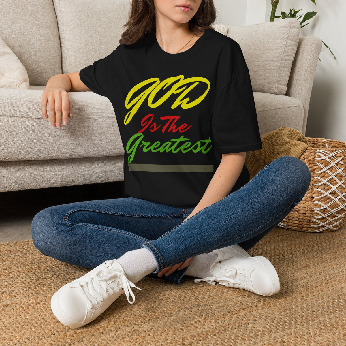 God Is The Greatest T-Shirt — Inspirational Christian Faith Tee