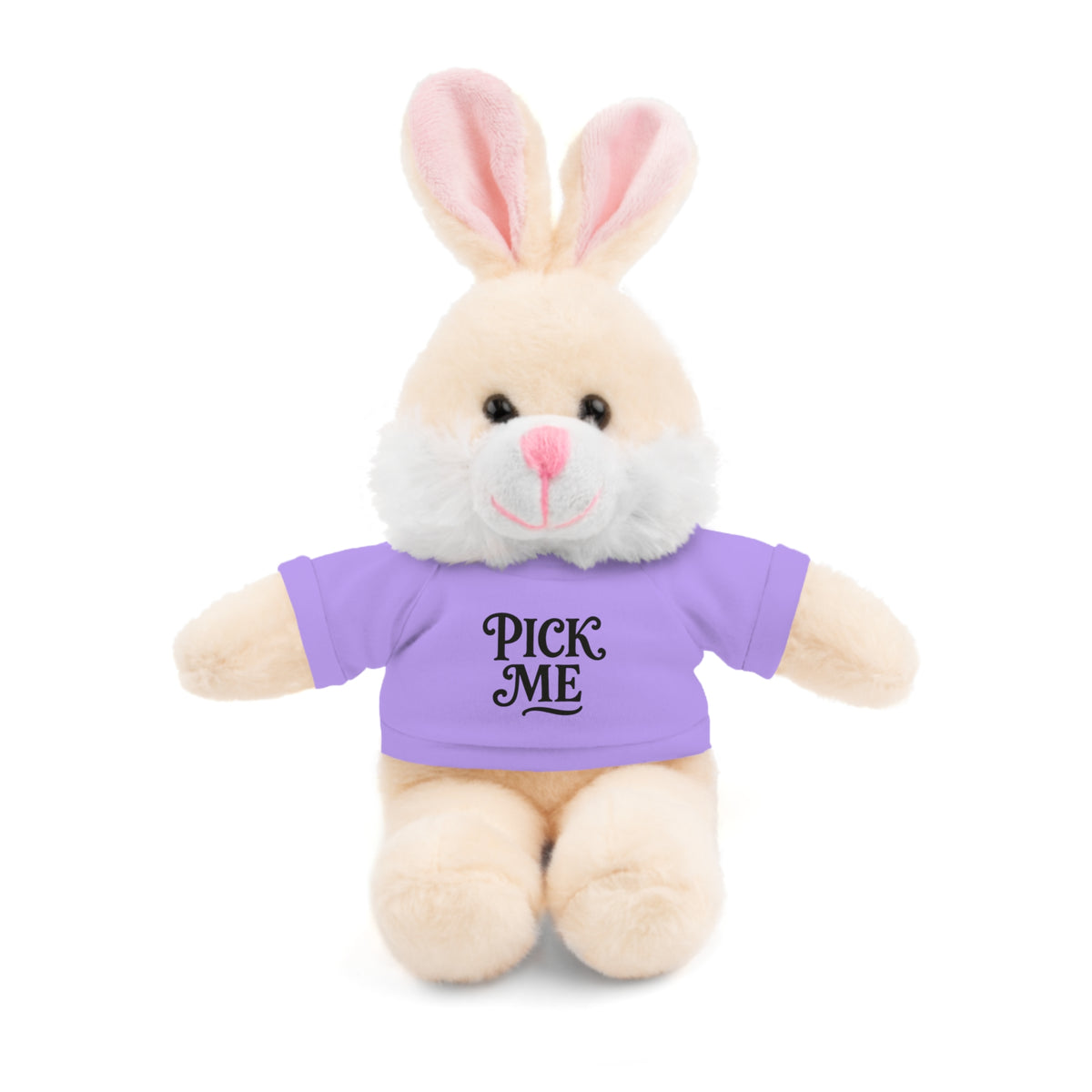 Pick Me Plush Bear with Tee — Cute Stuffed Animal Gift