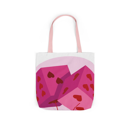 Chic Pink Canvas Tote Bag, Stylish Shopper, Eco-Friendly Gift, Beach Bag, Cute Grocery Bag, Artisan Handbag, Fashion Accessory