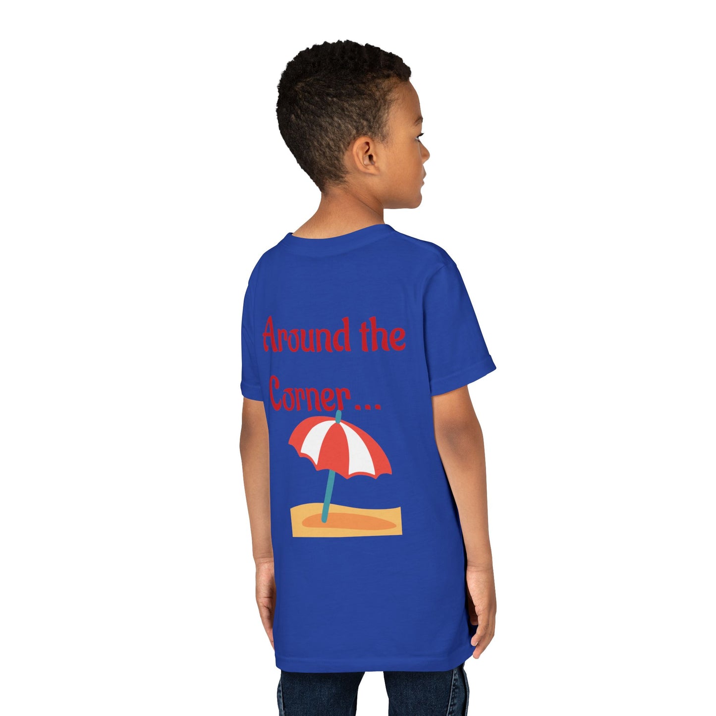 Youth Summer Vibe Tee, Kids Beach Tee