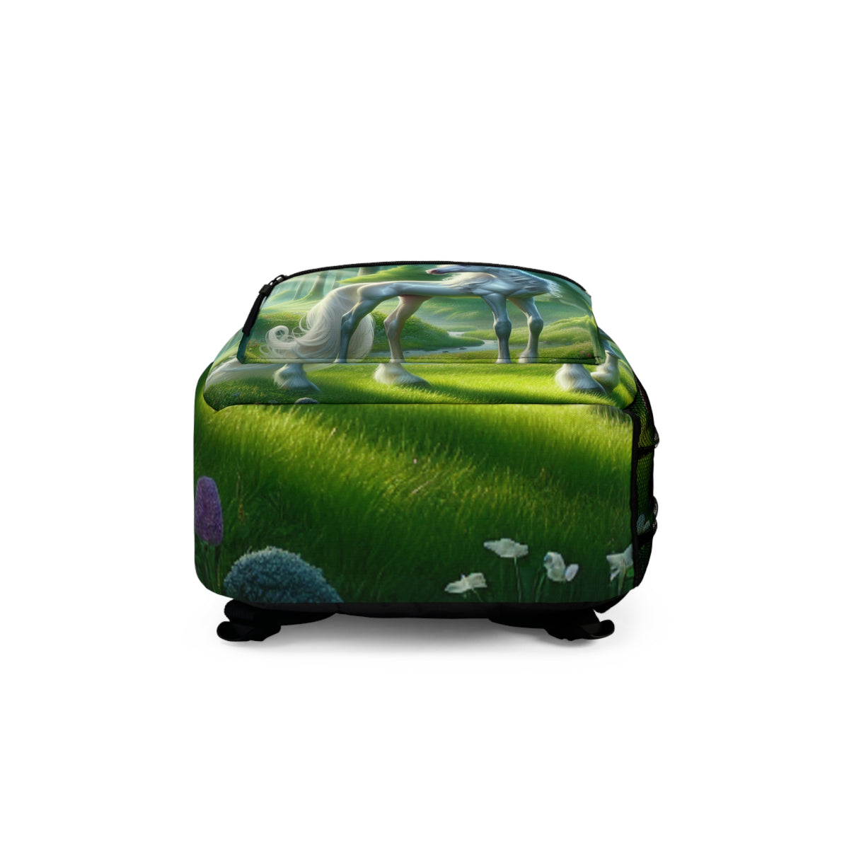 Unicorn Forest Backpack — Enchanted Mythical Horse School Bag