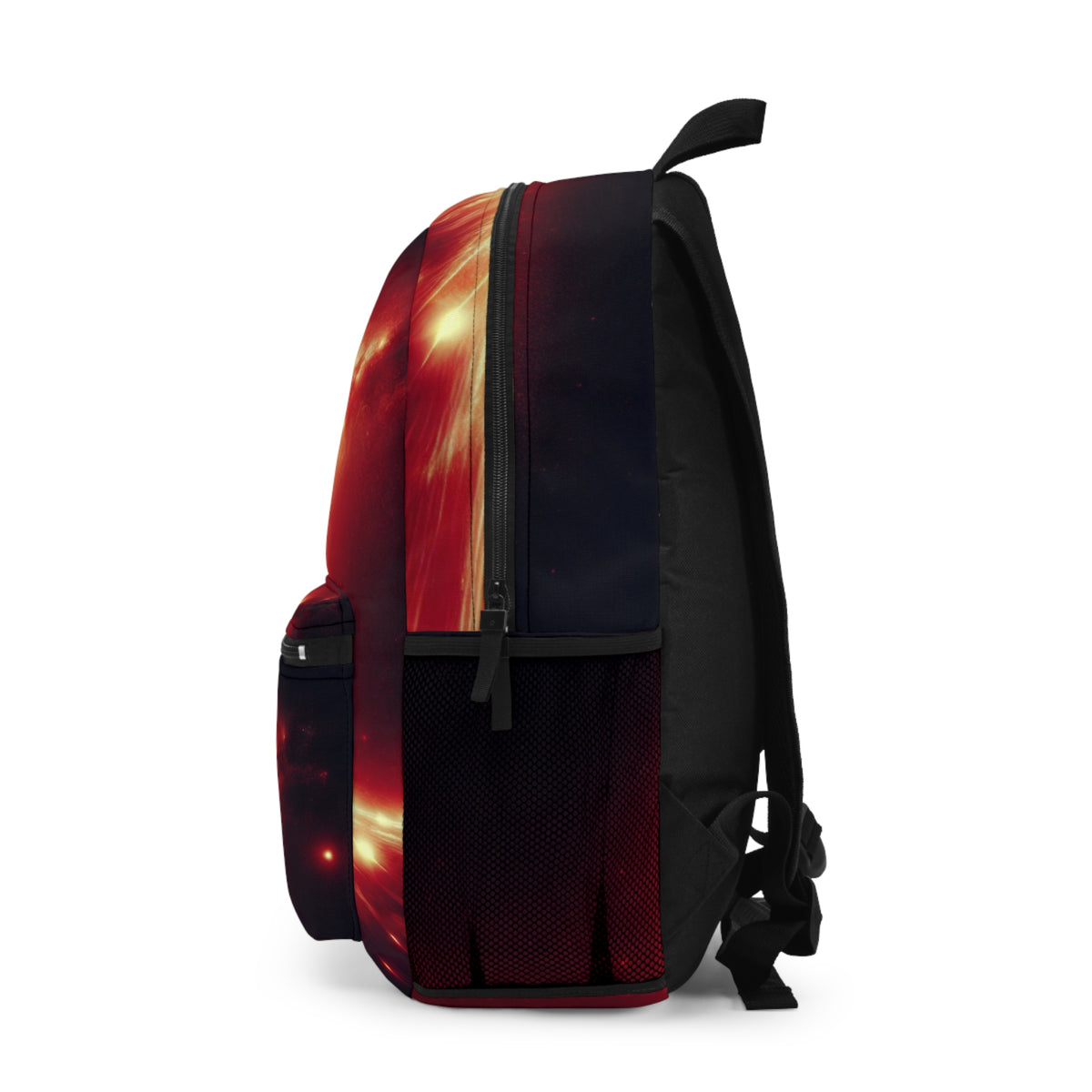 Rocket Launch Backpack — Space Shuttle Red Nebula School Bag