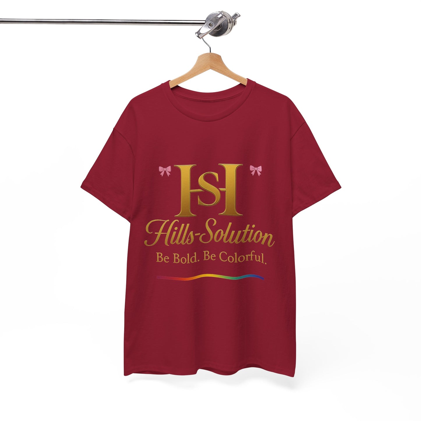 Be Bold Be Colorful Graphic Tee — Vibrant Hills Solution T-Shirt