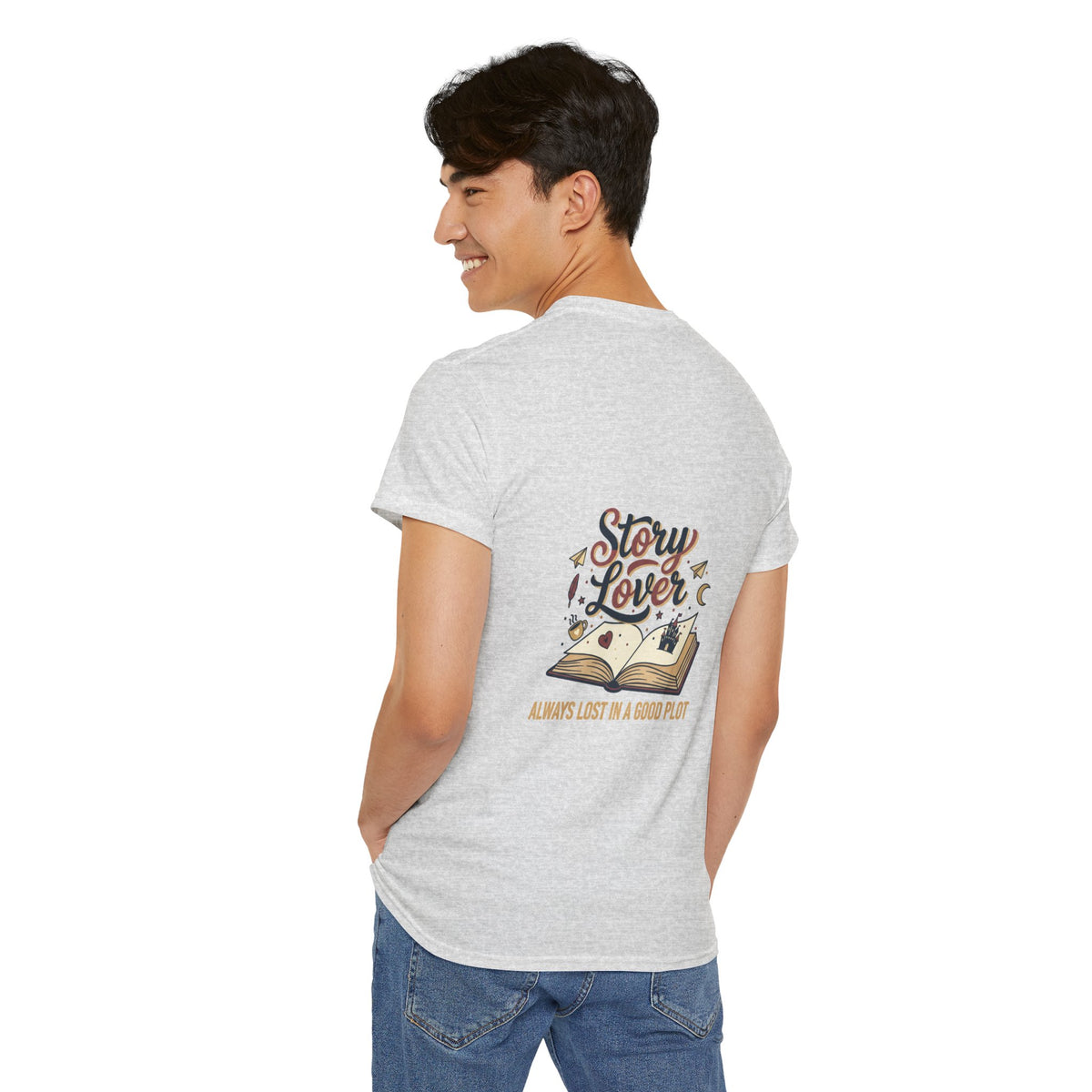 Love Story T-Shirt — 'Love Story' Floral Heart Romance Tee
