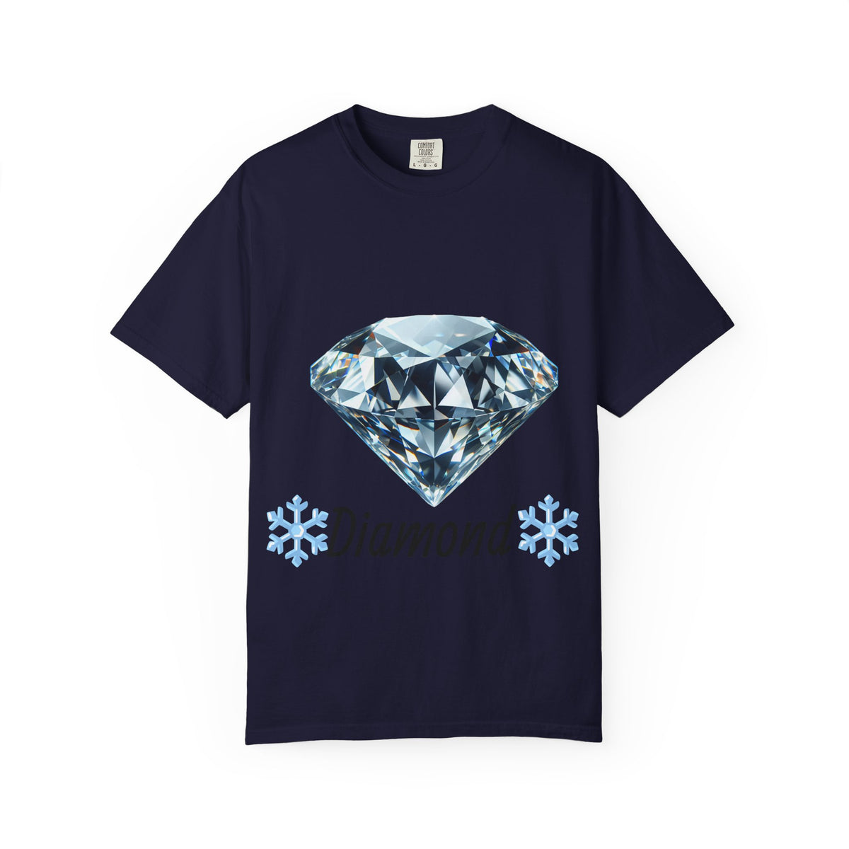 Sparkling Diamond Unisex T-Shirt, Trendy Graphic Tee for Casual Wear, Gift for Birthdays, Parties, Holidays, Fashionable Everyday Style