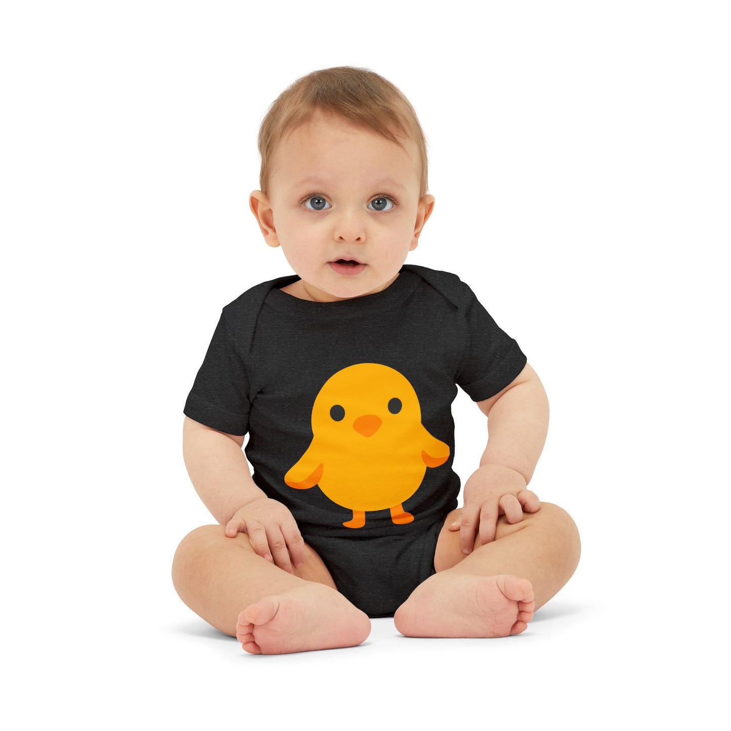 Adorable Baby Bodysuit with Cute Chick Design, Infant Onesie