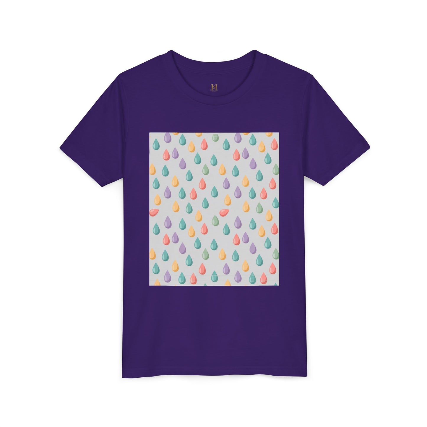 Colorful Water Droplet Youth Tee