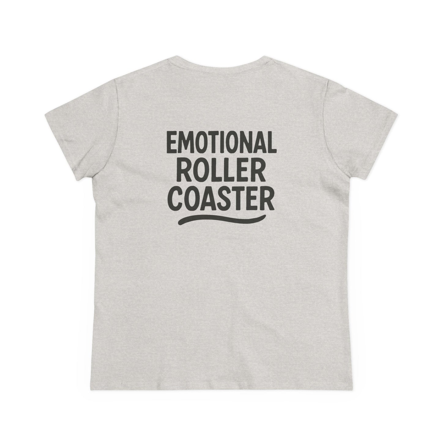 Mood Swings / Emotional Roller Coaster Women's Tee — Funny Mental Health Graphic T-Shirt