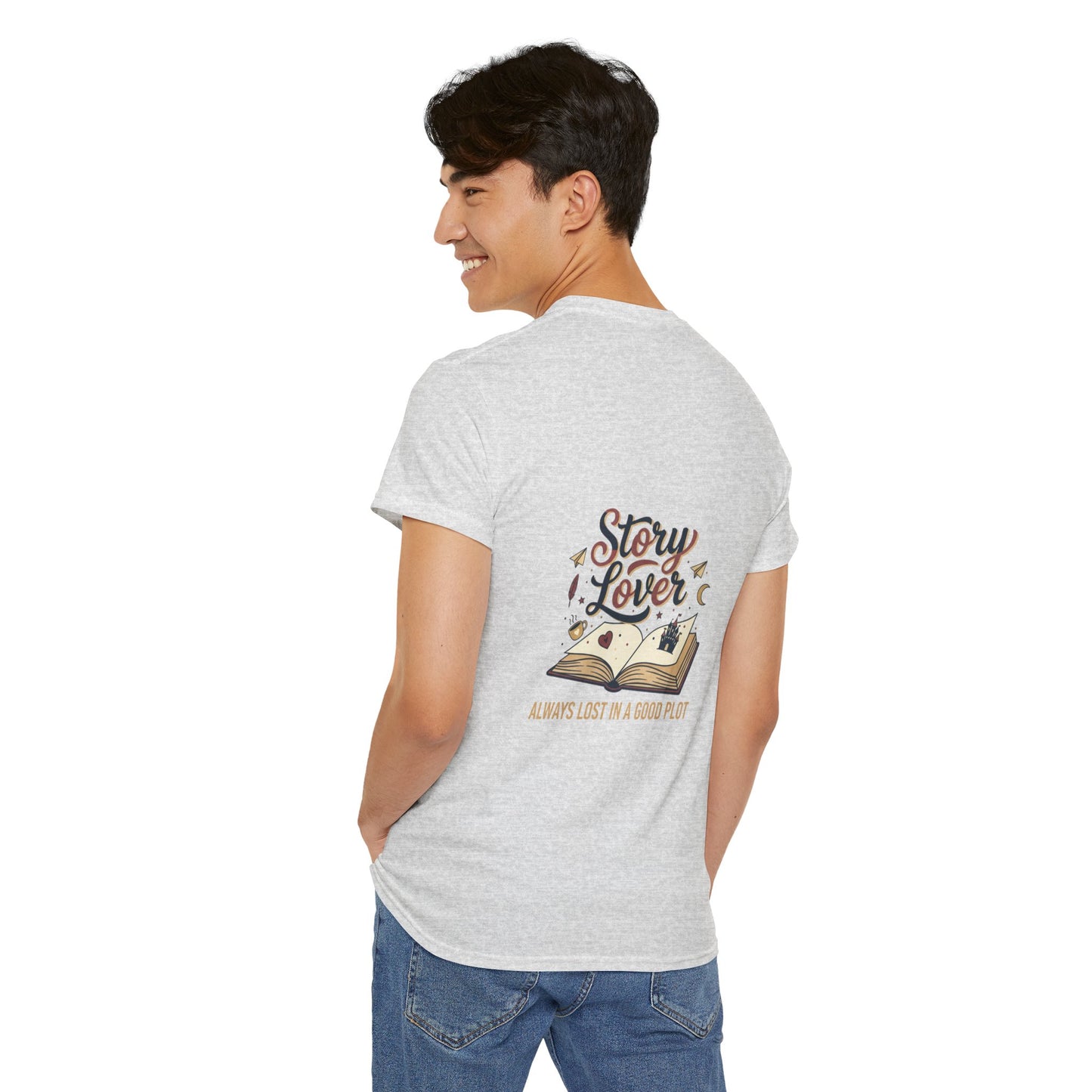 Love Story T-Shirt — 'Love Story' Floral Heart Romance Tee
