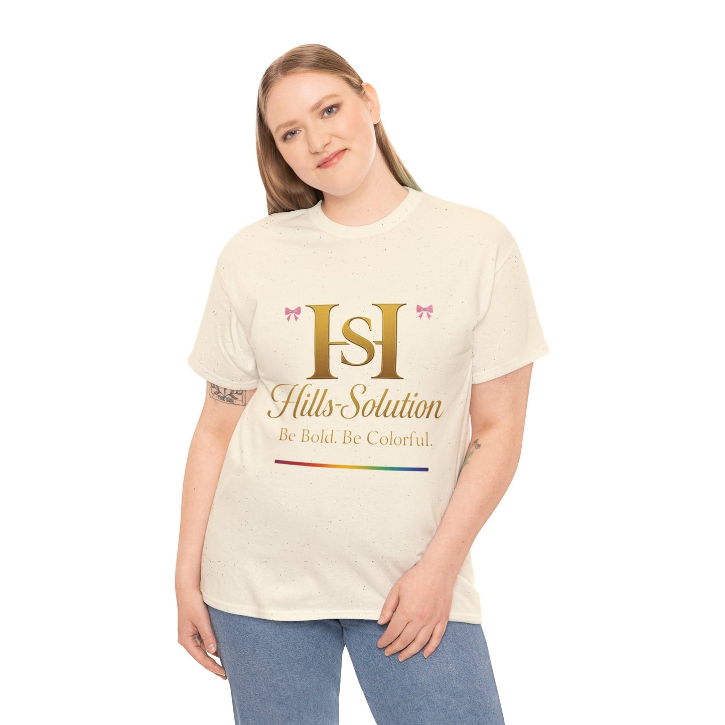 Be Bold Be Colorful Graphic Tee — Vibrant Hills Solution T-Shirt