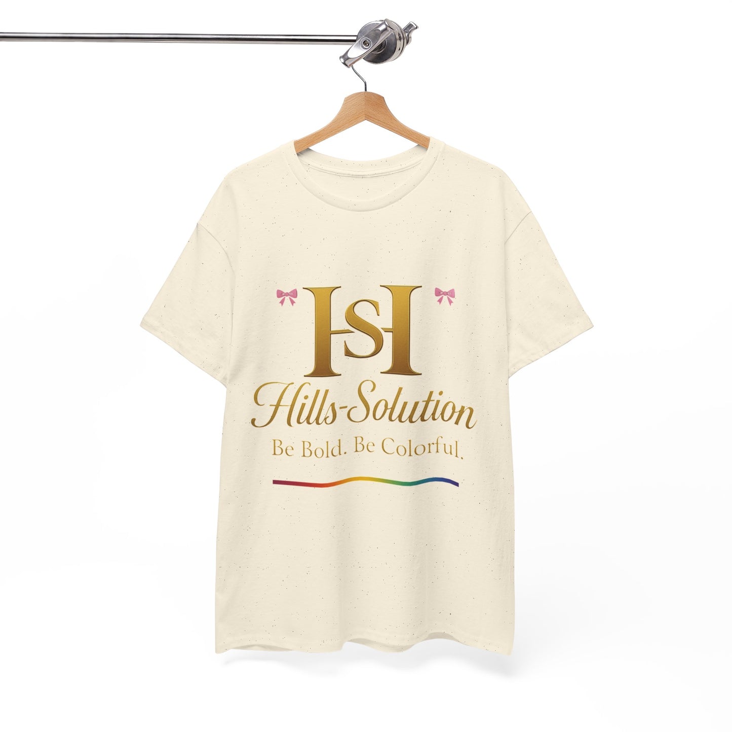 Be Bold Be Colorful Graphic Tee — Vibrant Hills Solution T-Shirt