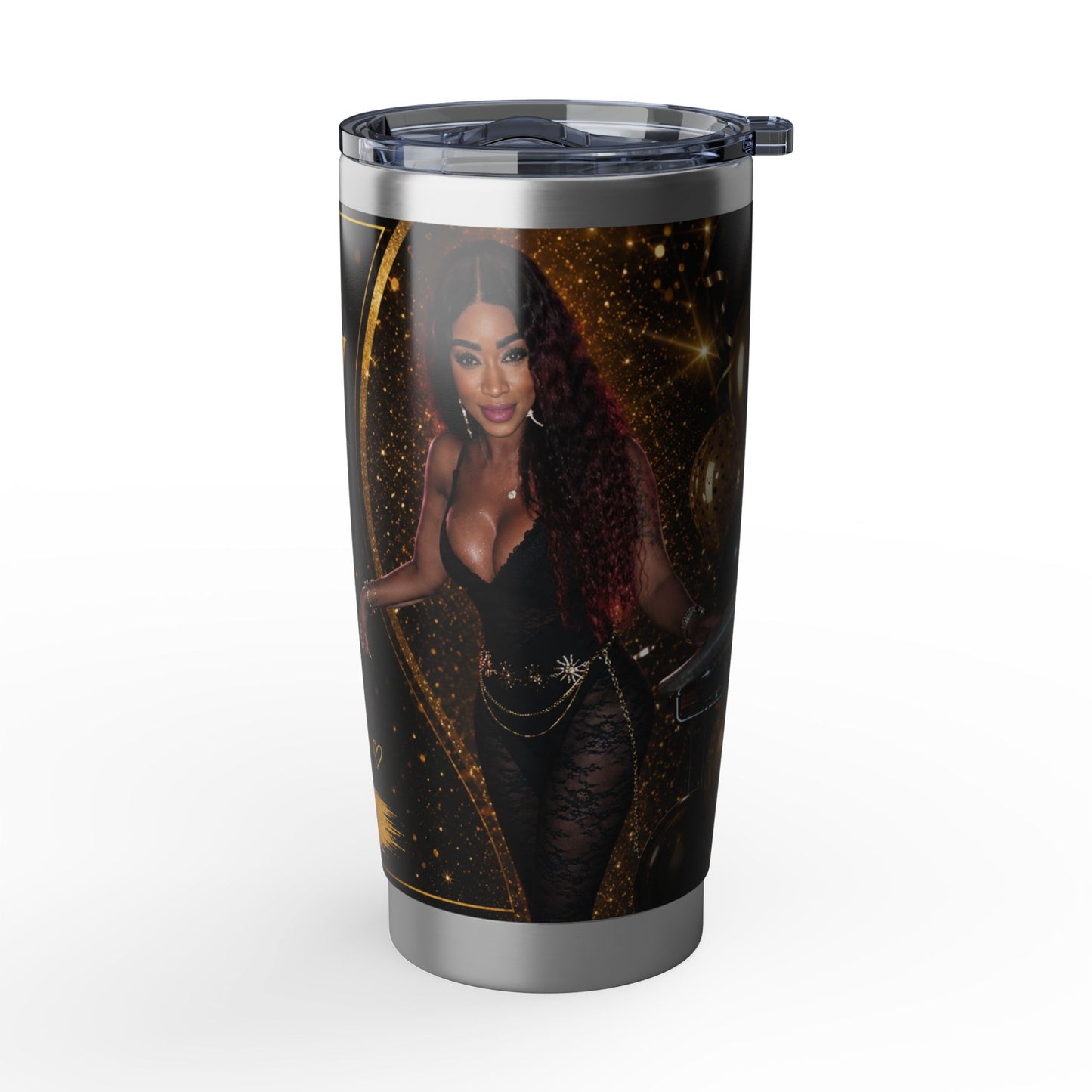 Birthday Greyson 20oz Tumbler – Black & Gold Celebration Travel Mug