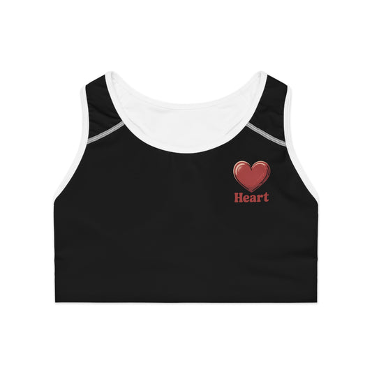 Lucky Charm Sports Bra, Fitness Wear, Gym Top, Workout Apparel, Active Bra, St. Patrick's Day Gift