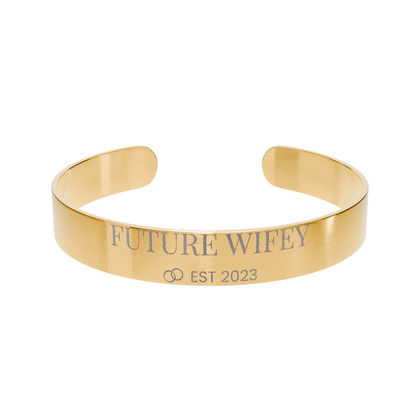 Personalized Future Wife Cuff Bracelet
