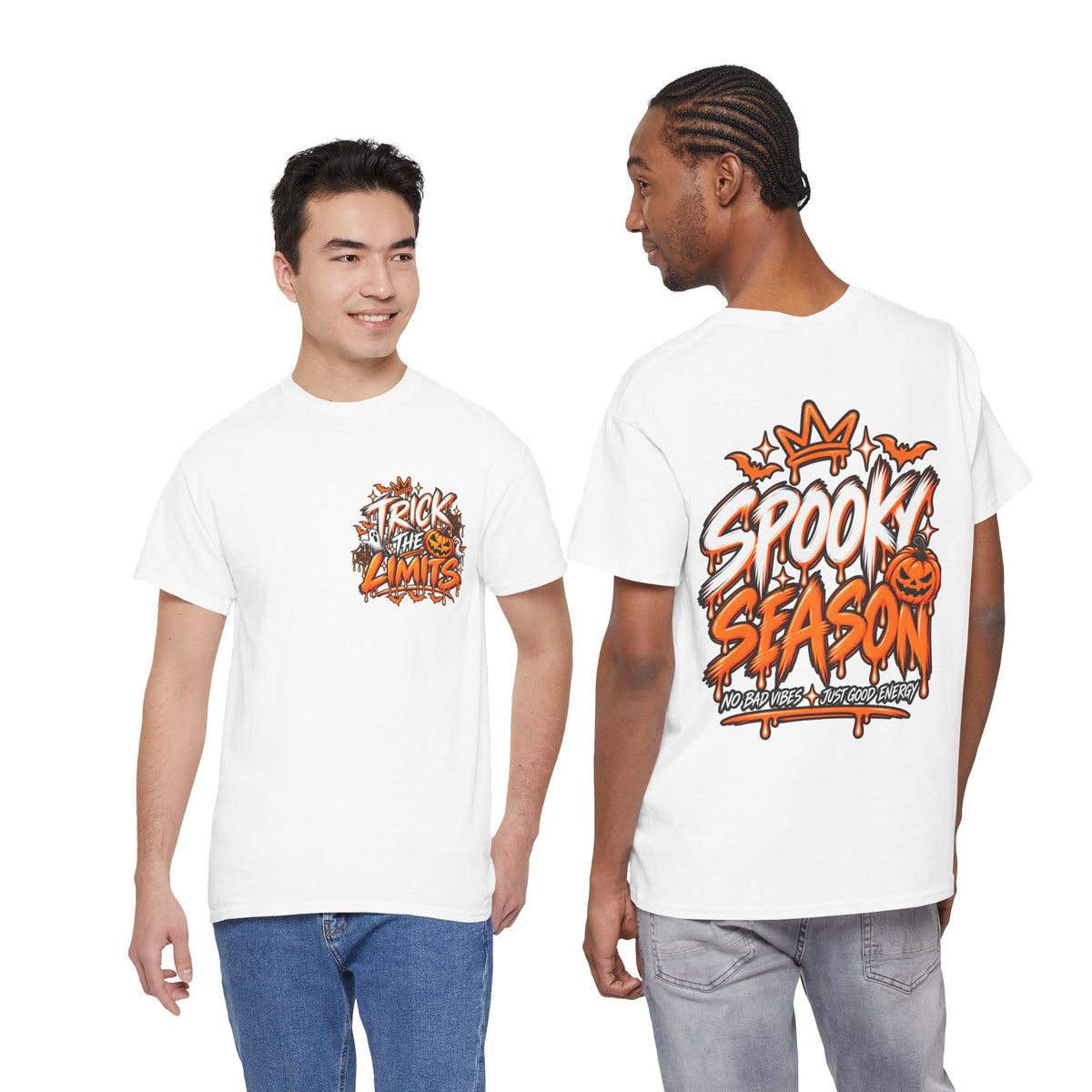 Spooky Season T-Shirt — 'Trick the Limits' Halloween Graphic Tee