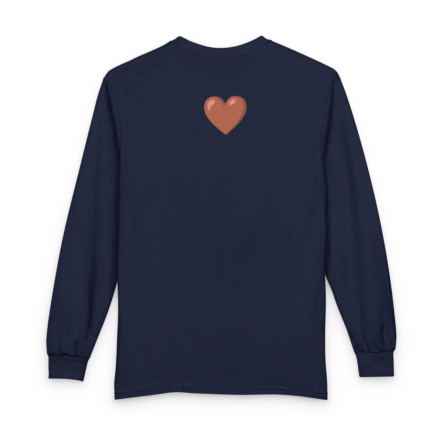 Choose Peace Long Sleeve Tee — Heart Back Graphic