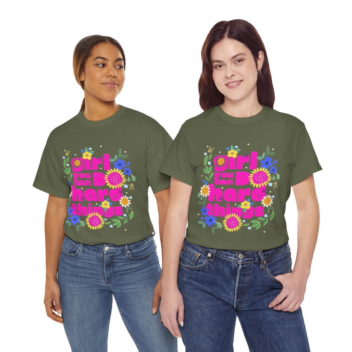 Girl You Can Do Hard Things Tee