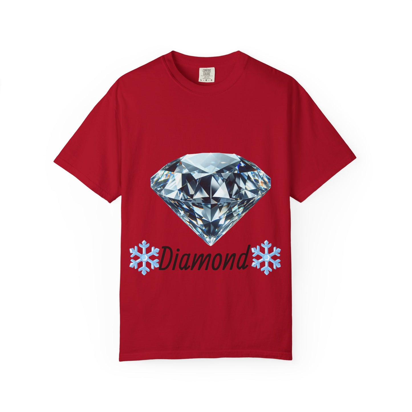 Sparkling Diamond Unisex T-Shirt, Trendy Graphic Tee for Casual Wear, Gift for Birthdays, Parties, Holidays, Fashionable Everyday Style
