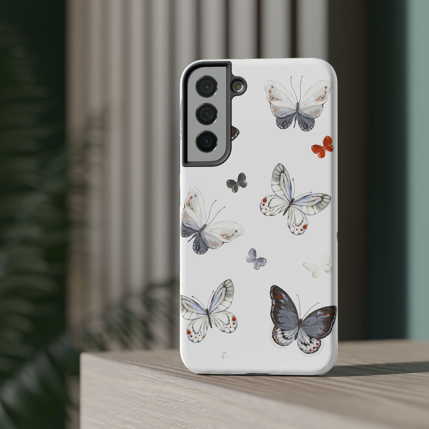 Butterfly Impact-Resistant Phone Case, Elegant Phone Cover, Gifts for Her, Nature Lovers, Eco-friendly Design, Cute Butterfly Case