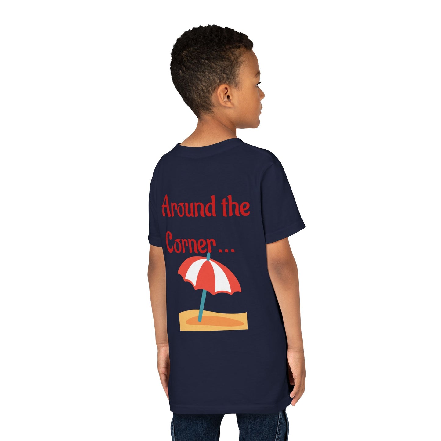 Youth Summer Vibe Tee, Kids Beach Tee