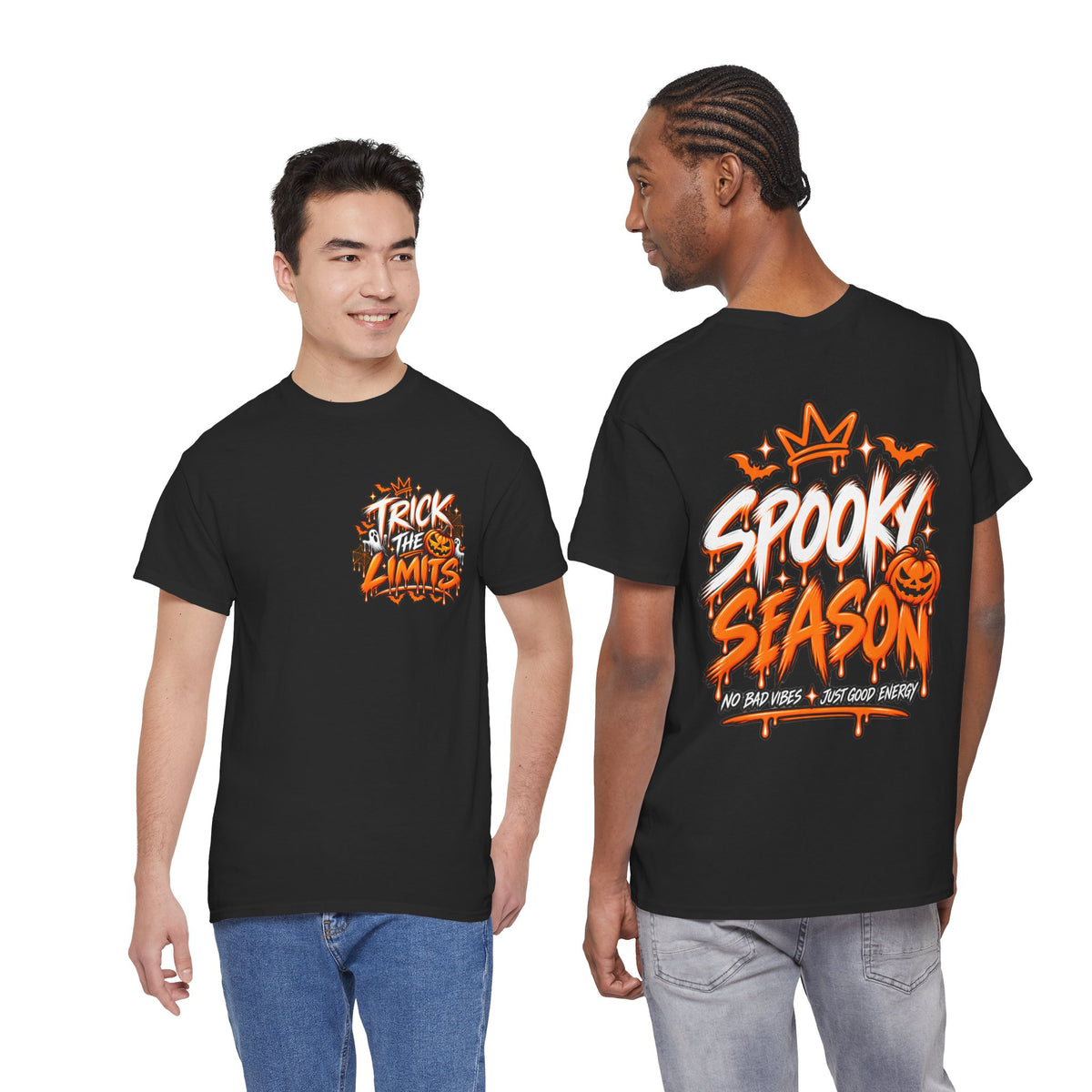Spooky Season T-Shirt — 'Trick the Limits' Halloween Graphic Tee