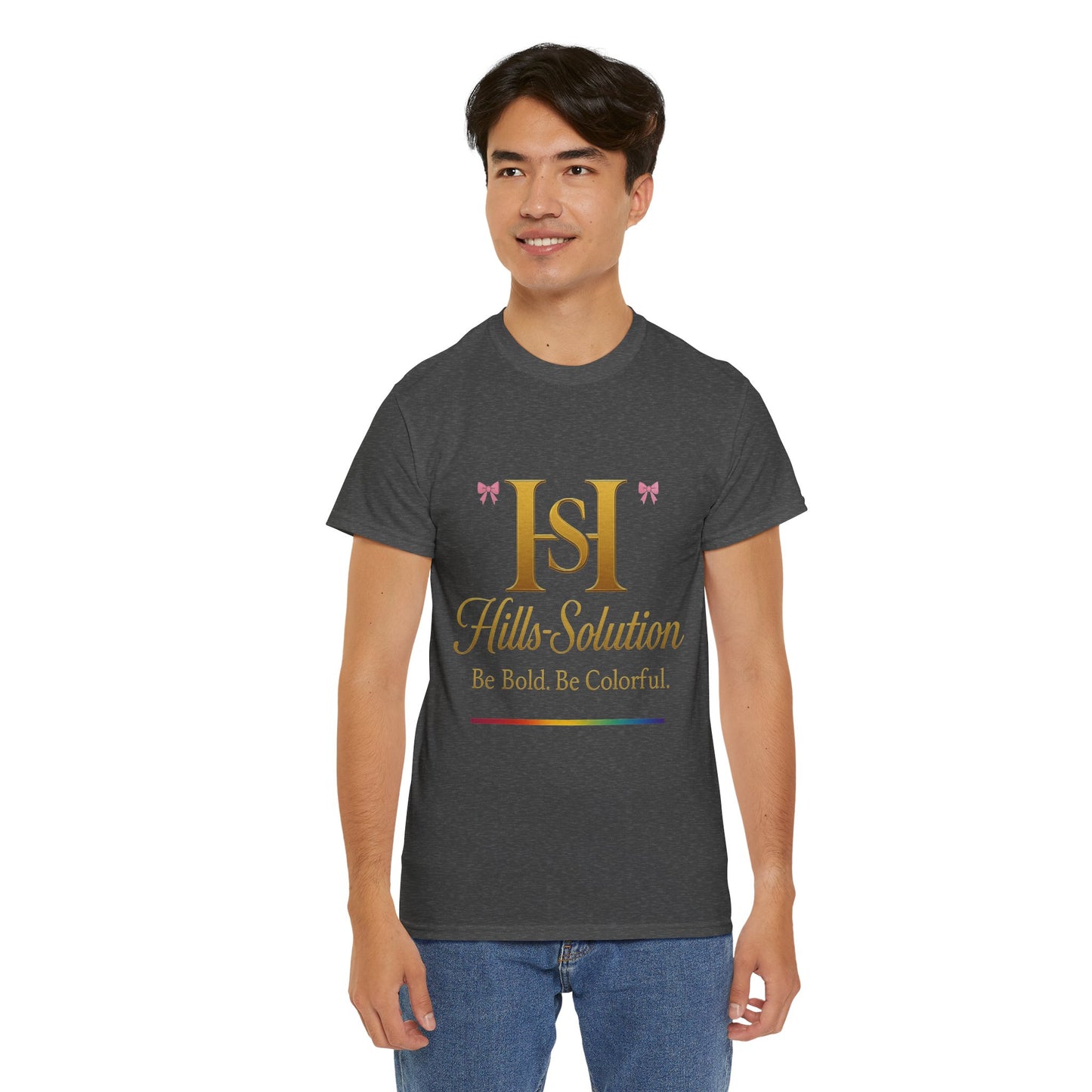 Be Bold Be Colorful Graphic Tee — Vibrant Hills Solution T-Shirt