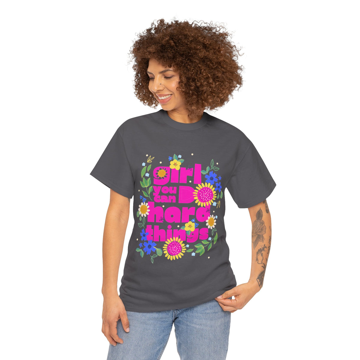 Girl You Can Do Hard Things Tee