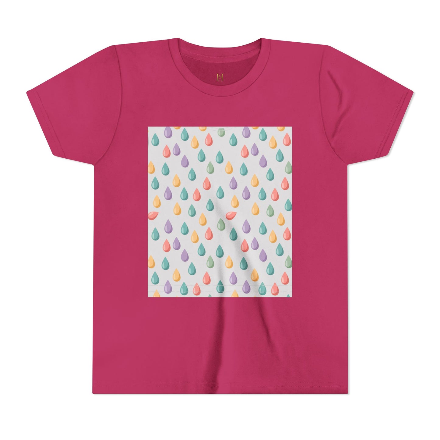 Colorful Water Droplet Youth Tee