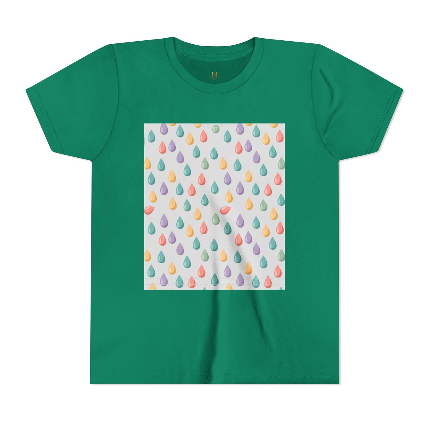 Colorful Water Droplet Youth Tee