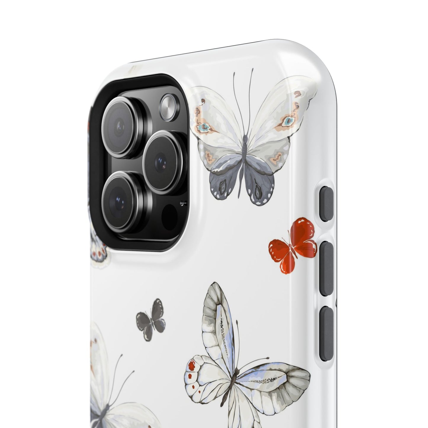 Butterfly Impact-Resistant Phone Case, Elegant Phone Cover, Gifts for Her, Nature Lovers, Eco-friendly Design, Cute Butterfly Case