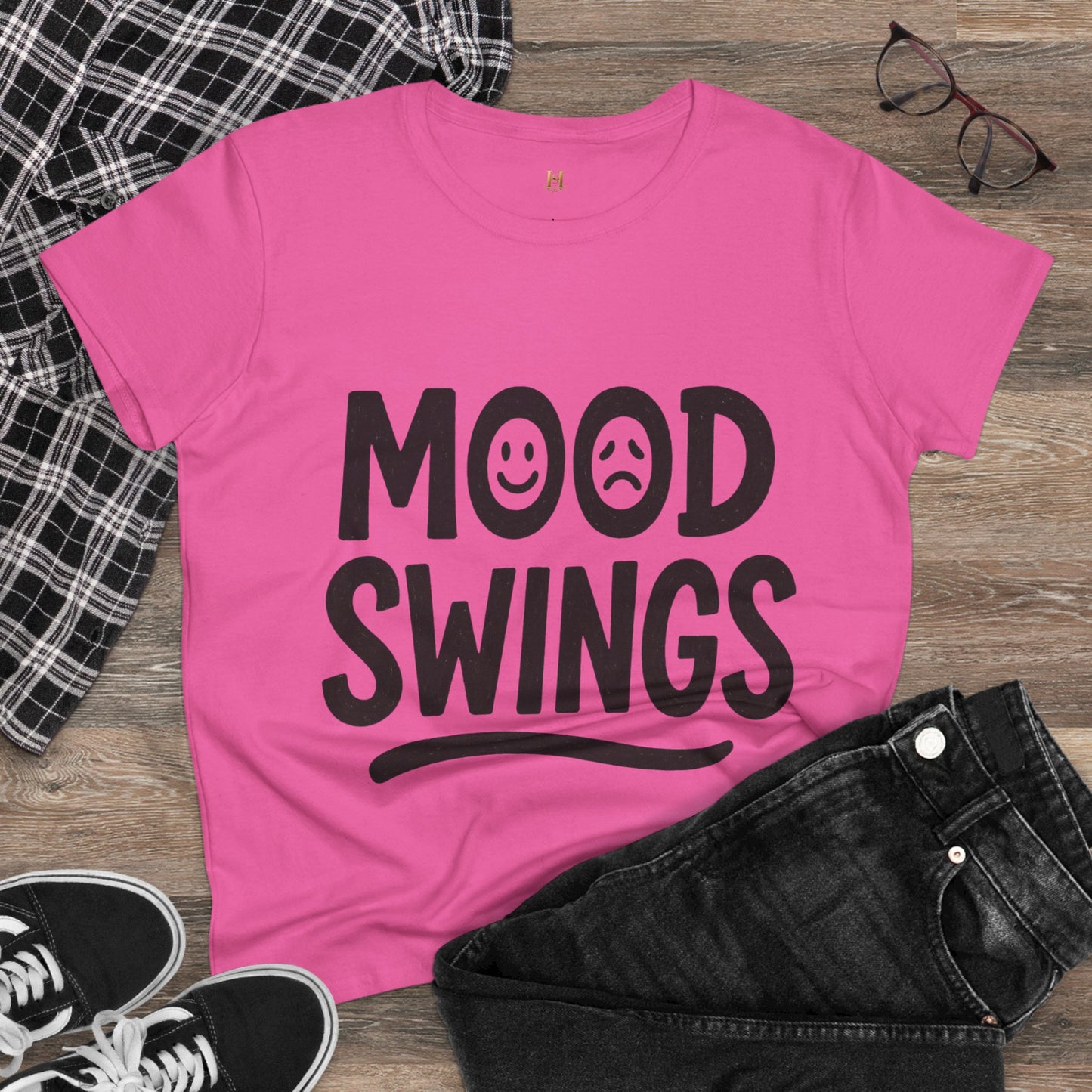Mood Swings / Emotional Roller Coaster Women's Tee — Funny Mental Health Graphic T-Shirt
