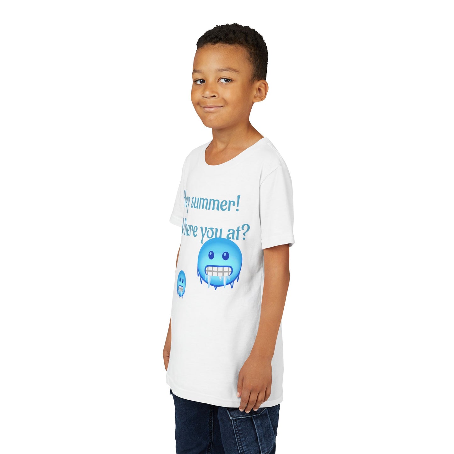 Youth Summer Vibe Tee, Kids Beach Tee