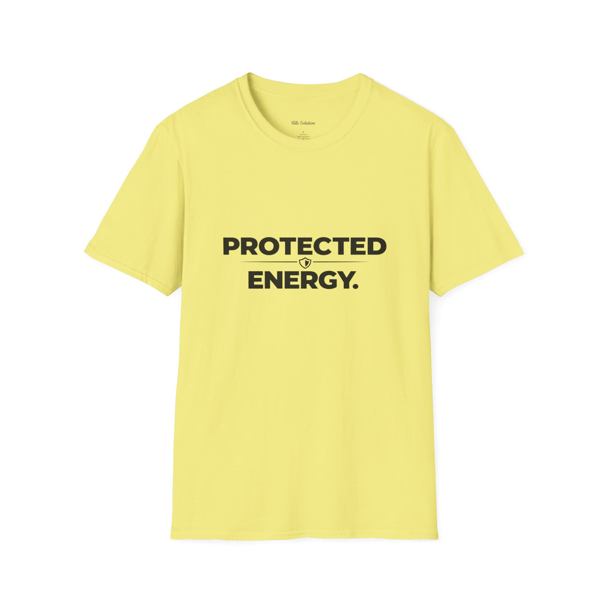 Protected Energy T‑Shirt — Minimalist Spiritual Graphic Tee