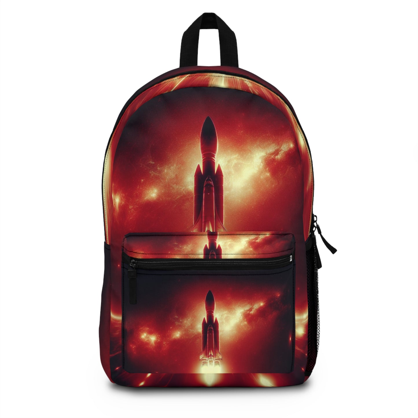 Cosmic Rocket Backpack - Space Adventure Bag, Unique School Backpack, Astronaut Gift, Unisex Travel Bag, Sci-Fi Lover Gear, Galactic Design