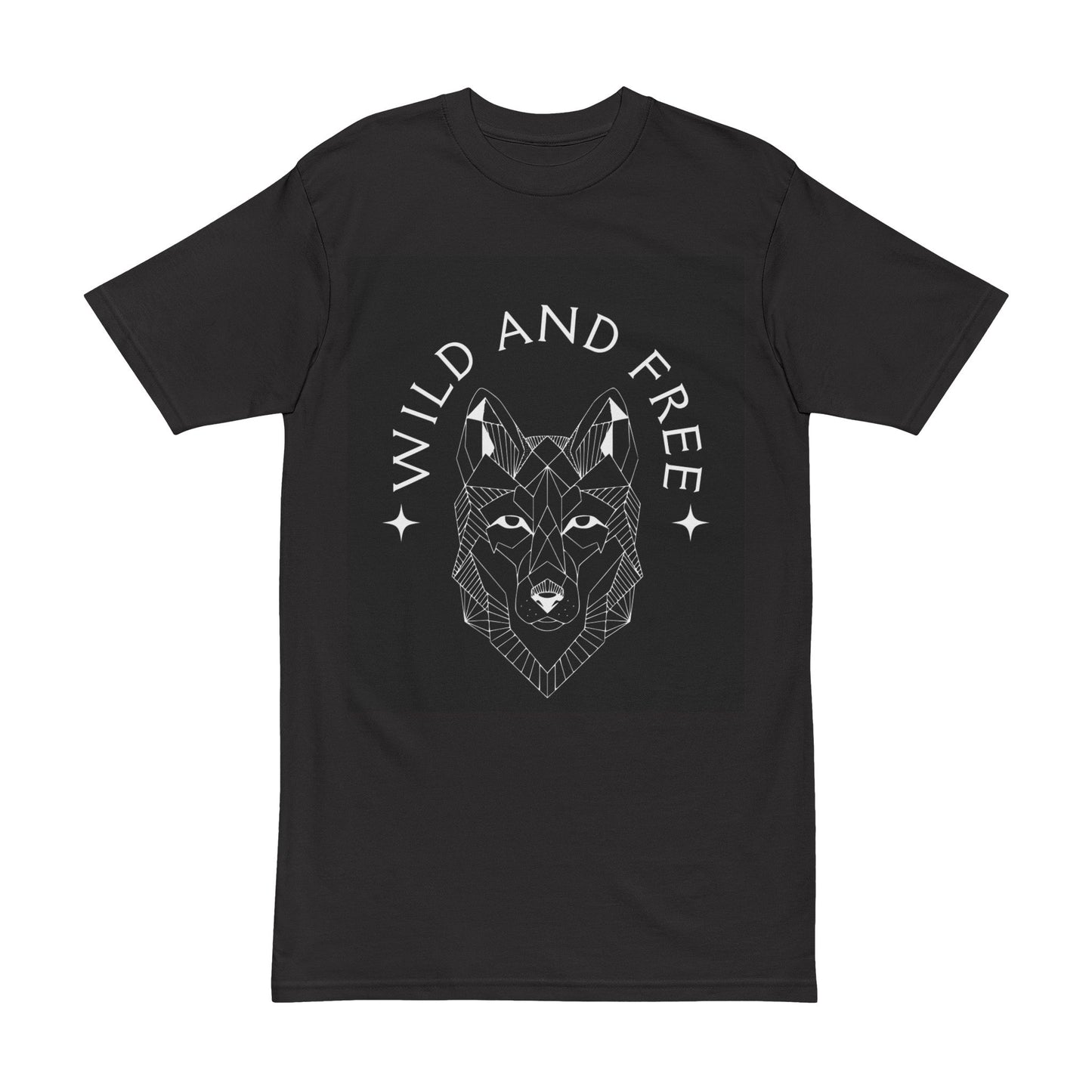 Wild and Free Wolf T-Shirt — Graphic Men's Tee