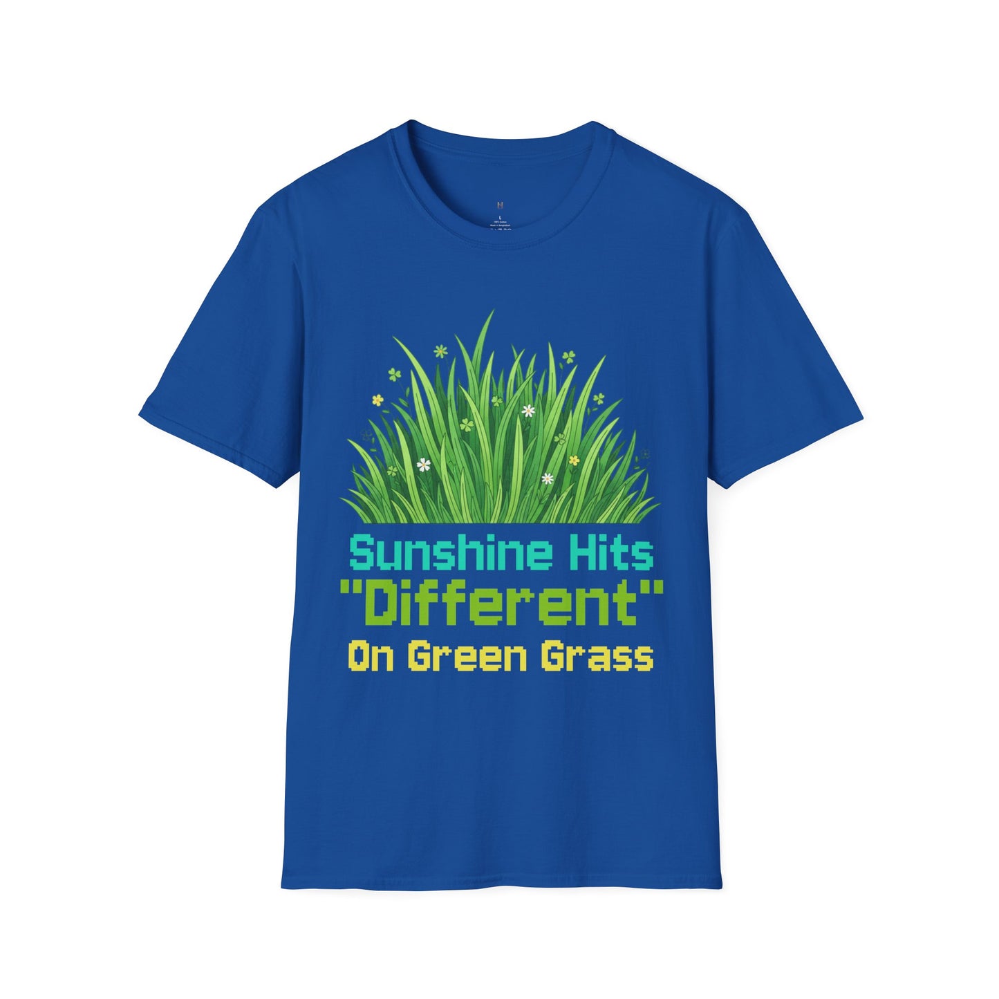 Sunshine Hits "Different" On Green Grass T-Shirt